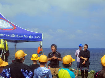 海の自然を伝えるのもレンジャーの仕事