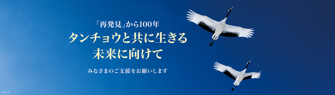 キャンペーン：タンチョウと共に生きる未来に向けて